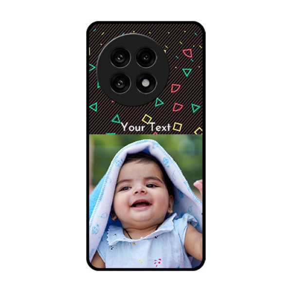 OnePlus 13R 5G Custom Glass Phone Case - With Confetti Birthday Design OnePlus 13R 5G Custom Glass Phone Case - With Confetti Birthday Design