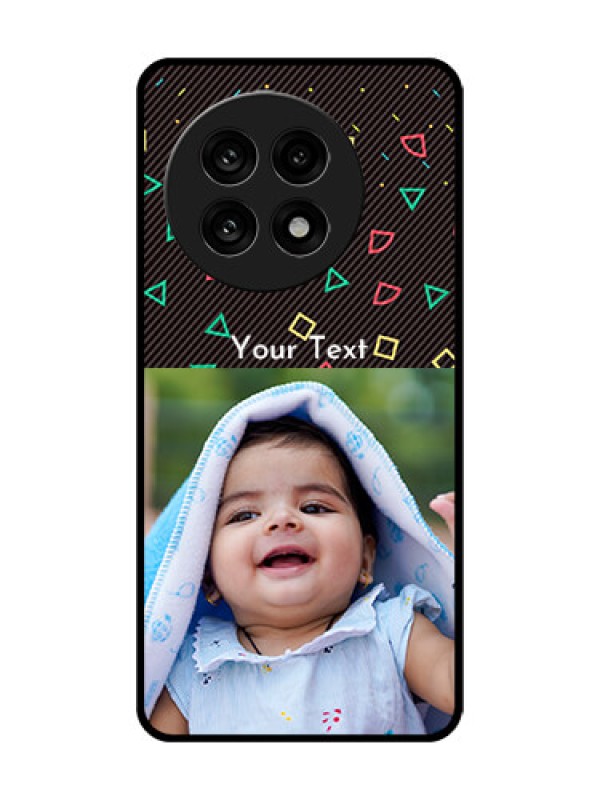 Custom OnePlus 13R 5G Custom Glass Phone Case - With Confetti Birthday Design