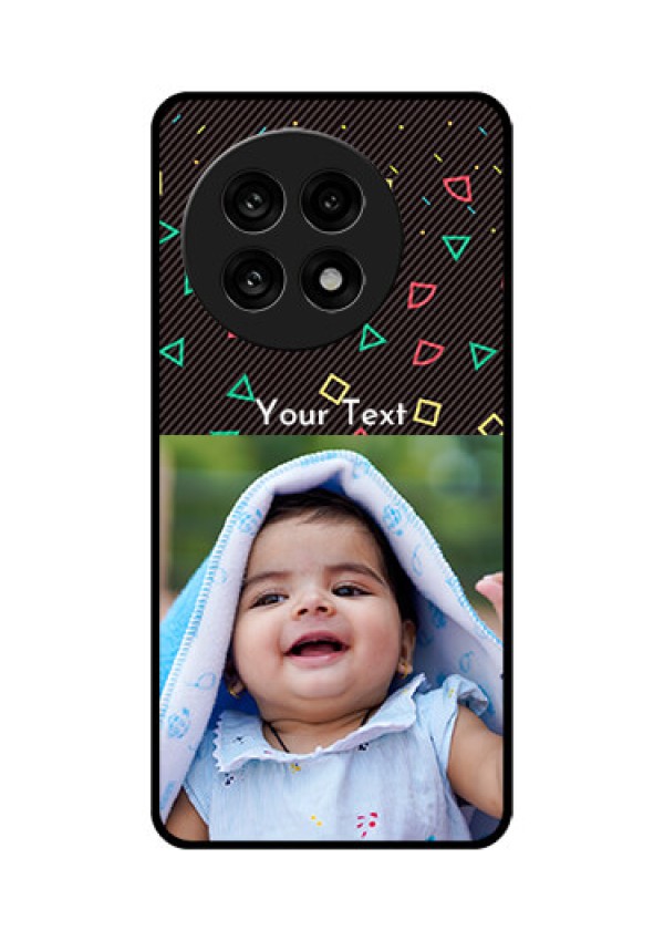 OnePlus 13R 5G Custom Glass Phone Case - With Confetti Birthday Design