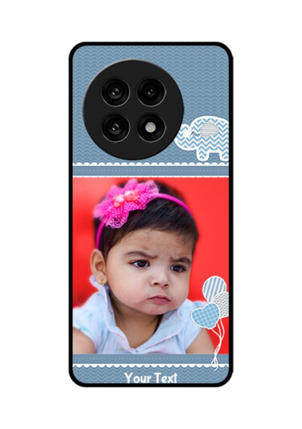 OnePlus 13R 5G Custom Glass Phone Case - With Kids Pattern Design