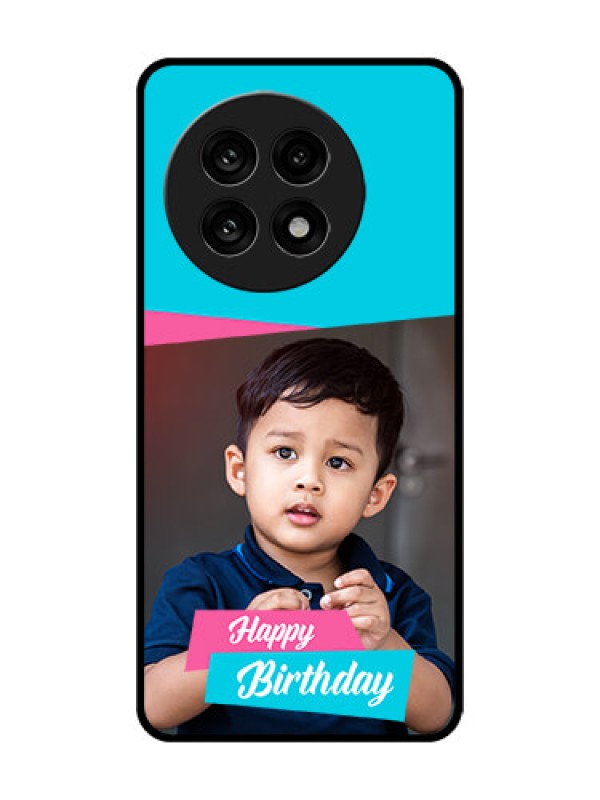 Custom OnePlus 13R 5G Custom Glass Phone Case - Image Holder With 2 Color Design