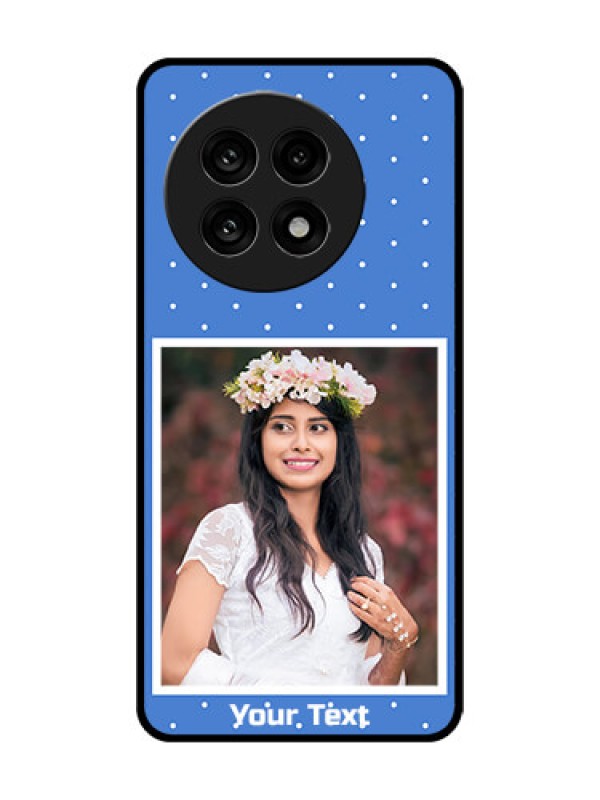 Custom OnePlus 13R 5G Custom Glass Phone Case - Polka Dots Design