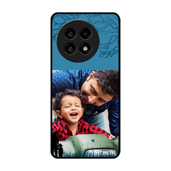 OnePlus 13R 5G Custom Glass Phone Case - Best Dad Design