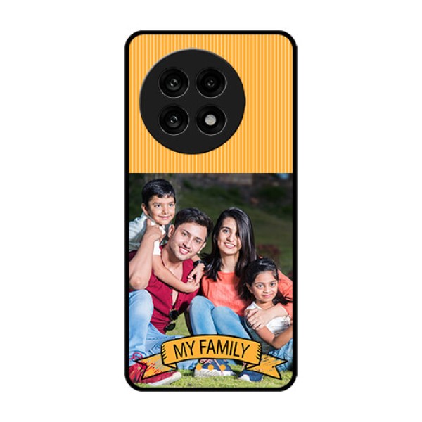 OnePlus 13R 5G Custom Glass Phone Case - My Family Design