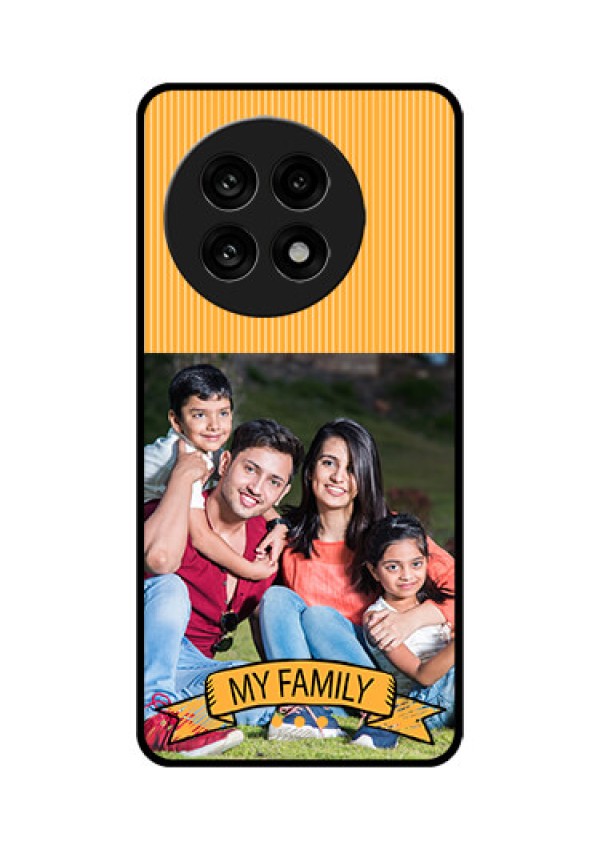 OnePlus 13R 5G Custom Glass Phone Case - My Family Design