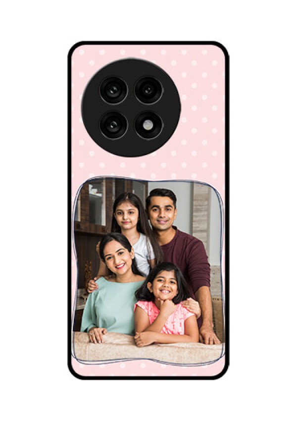 OnePlus 13R 5G Custom Glass Phone Case - Family With Dots Design
