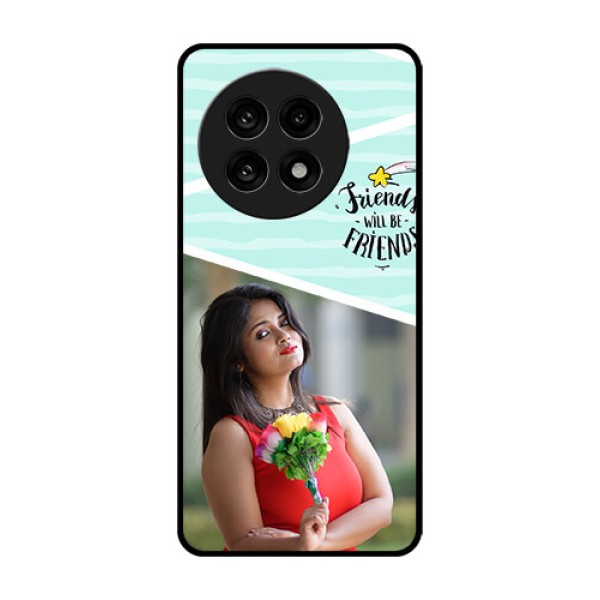 OnePlus 13R 5G Custom Glass Phone Case - Friends Picture Icon Design OnePlus 13R 5G Custom Glass Phone Case - Friends Picture Icon Design