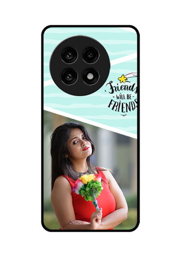 OnePlus 13R 5G Custom Glass Phone Case - Friends Picture Icon Design