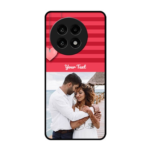 OnePlus 13R 5G Custom Glass Phone Case - Valentines Day Design