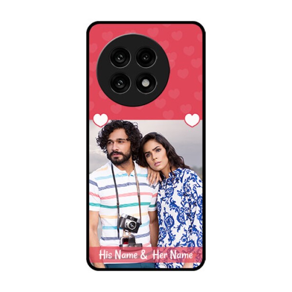 OnePlus 13R 5G Custom Glass Phone Case - Simple Love Design