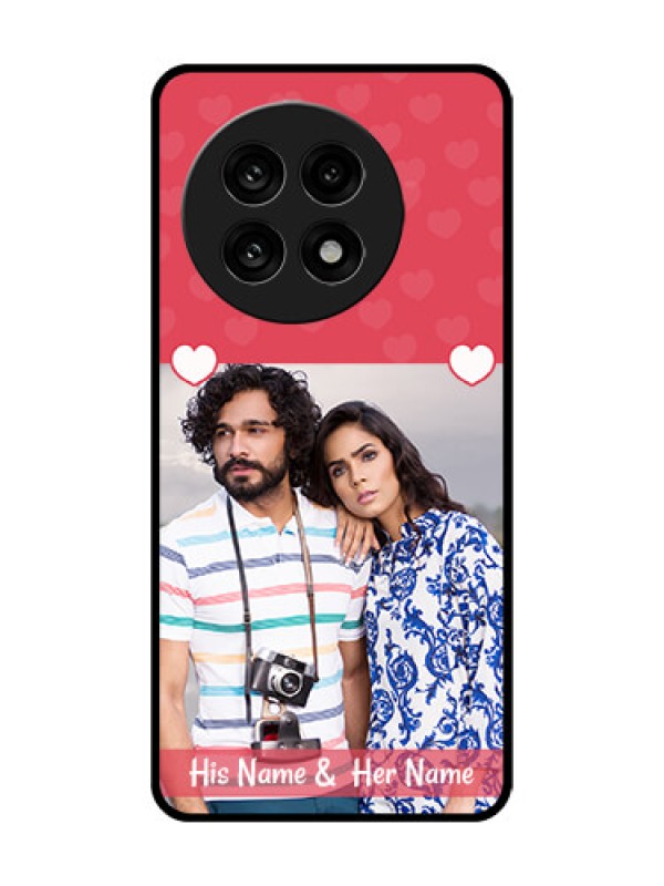 Custom OnePlus 13R 5G Custom Glass Phone Case - Simple Love Design