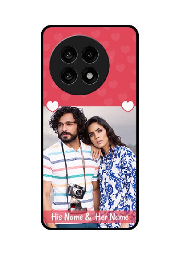 OnePlus 13R 5G Custom Glass Phone Case - Simple Love Design