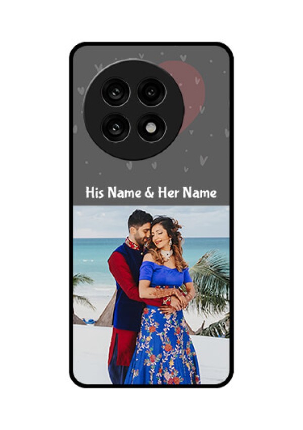 OnePlus 13R 5G Custom Glass Phone Case - Buy Love Design With Photo Online
