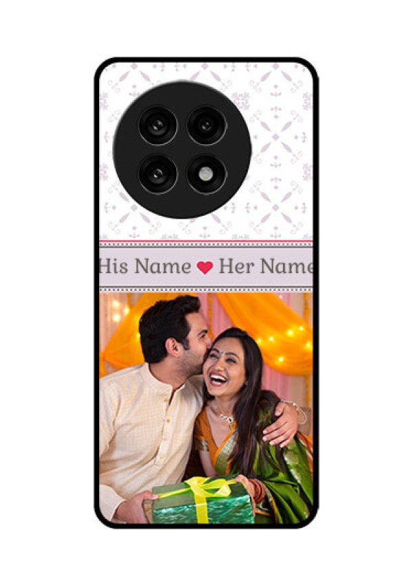 OnePlus 13R 5G Custom Glass Phone Case - With Photo And Ethnic Design
