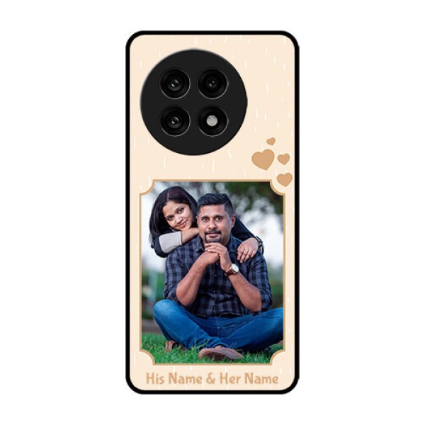 OnePlus 13R 5G Custom Glass Phone Case - With Confetti Love Design OnePlus 13R 5G Custom Glass Phone Case - With Confetti Love Design