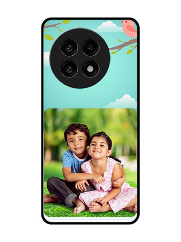 Custom OnePlus 13R 5G Custom Glass Phone Case - Doodle Love Design