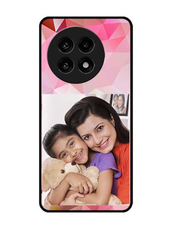 Custom OnePlus 13R 5G Custom Glass Phone Case - Abstract Triangle Design