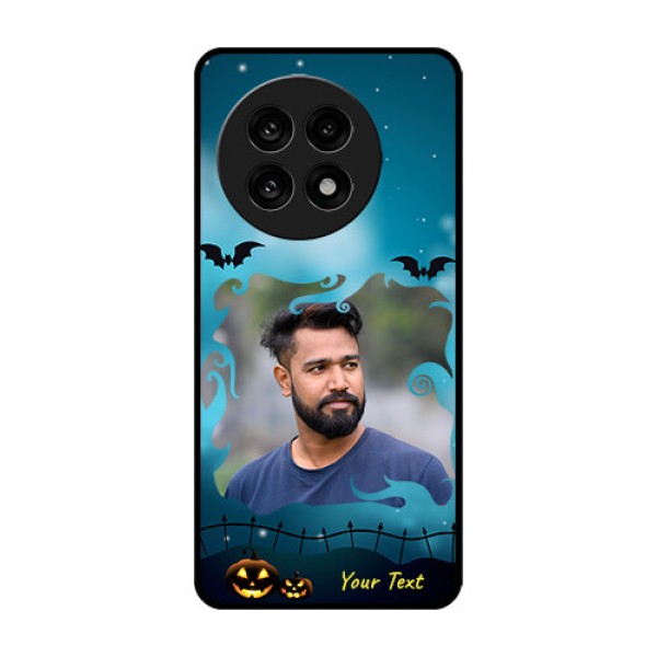 OnePlus 13R 5G Custom Glass Phone Case - Halloween Frame Design OnePlus 13R 5G Custom Glass Phone Case - Halloween Frame Design