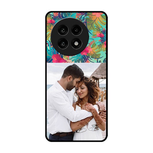 OnePlus 13R 5G Custom Glass Phone Case - Watercolor Floral Design OnePlus 13R 5G Custom Glass Phone Case - Watercolor Floral Design
