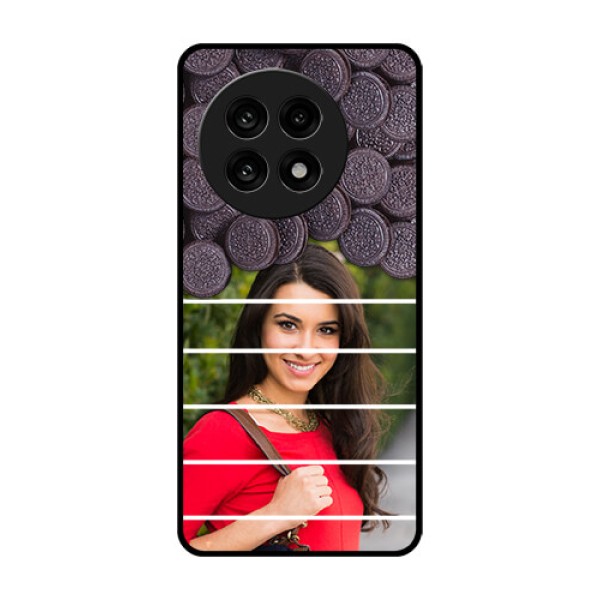 OnePlus 13R 5G Custom Glass Phone Case - With Oreo Biscuit Design OnePlus 13R 5G Custom Glass Phone Case - With Oreo Biscuit Design