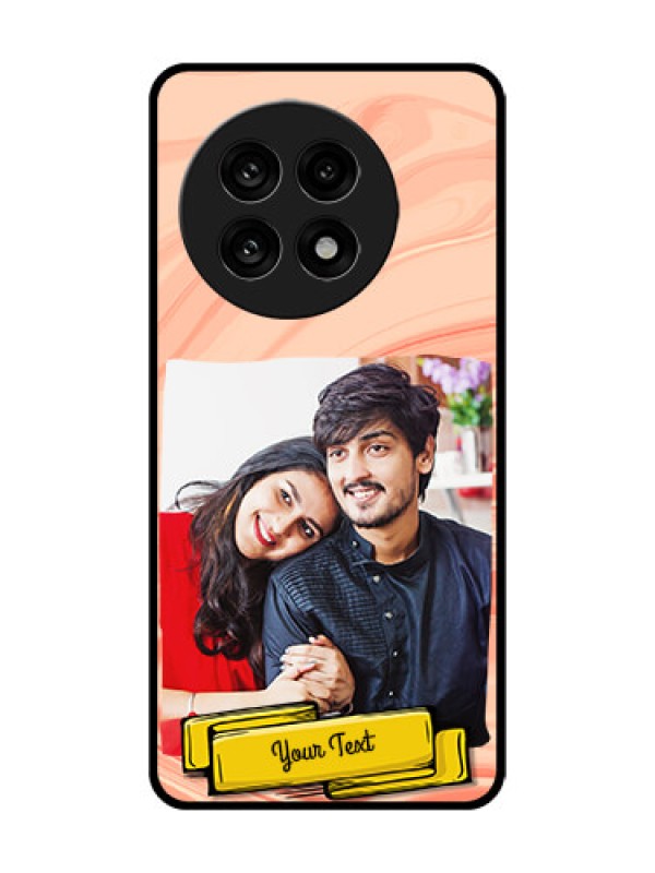 Custom OnePlus 13R 5G Custom Glass Phone Case - Marble Texture Design