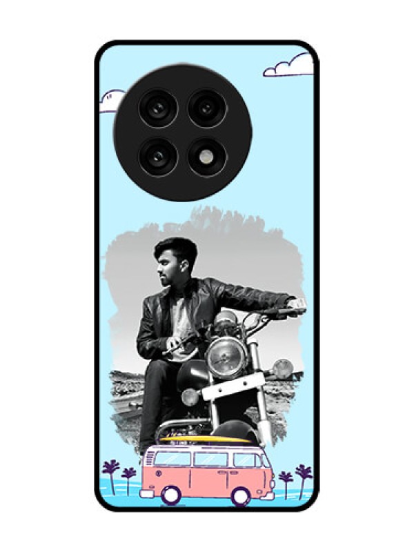 Custom OnePlus 13R 5G Custom Glass Phone Case - Travel and Adventure Design