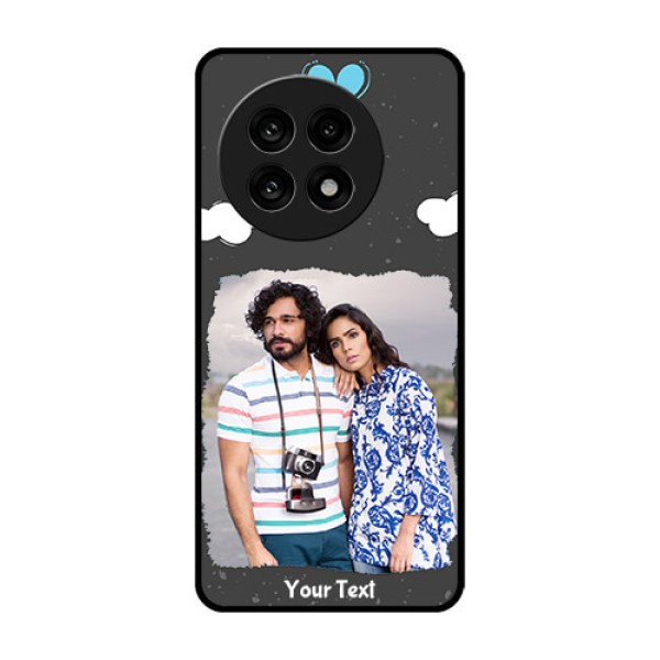 OnePlus 13R 5G Custom Glass Phone Case - Splashes With Love Doodles Design OnePlus 13R 5G Custom Glass Phone Case - Splashes With Love Doodles Design
