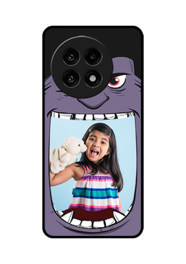 OnePlus 13R 5G Custom Glass Phone Case - Angry Monster Design