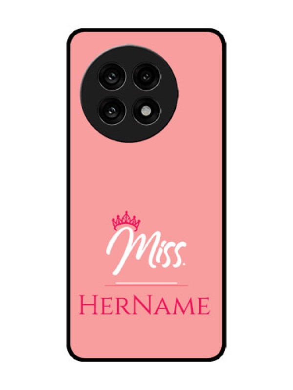 Custom OnePlus 13R 5G Custom Glass Phone Case - Mrs With Name Design