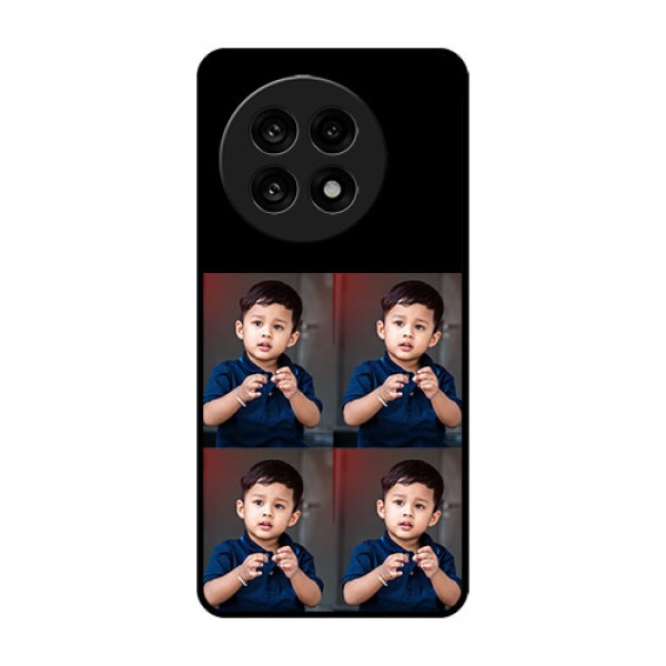 OnePlus 13R 5G Custom Glass Phone Case - 4 Image Holder Design OnePlus 13R 5G Custom Glass Phone Case - 4 Image Holder Design