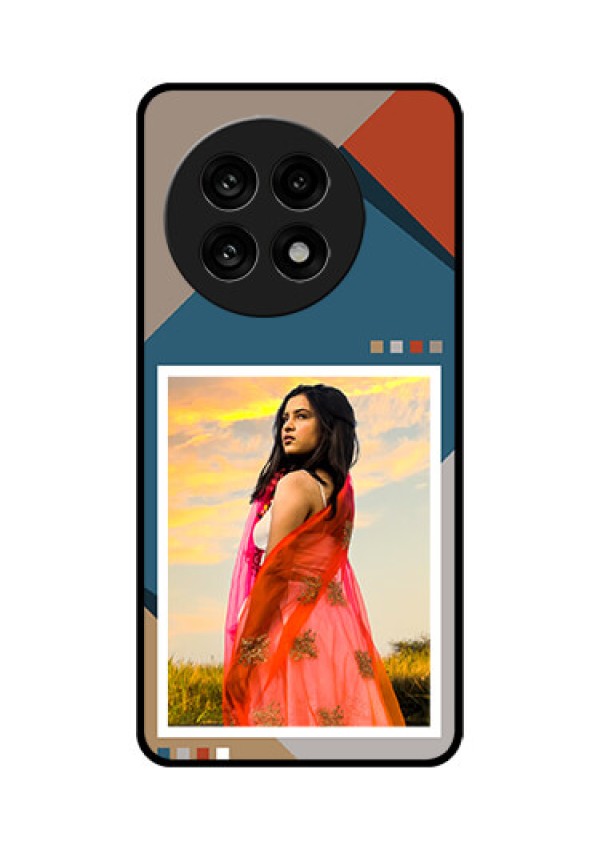 OnePlus 13R 5G Custom Glass Phone Case - Retro Color Pallet Design