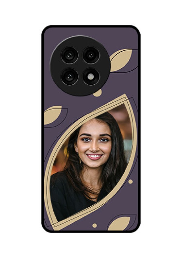 OnePlus 13R 5G Custom Glass Phone Case - Falling Leaf Design