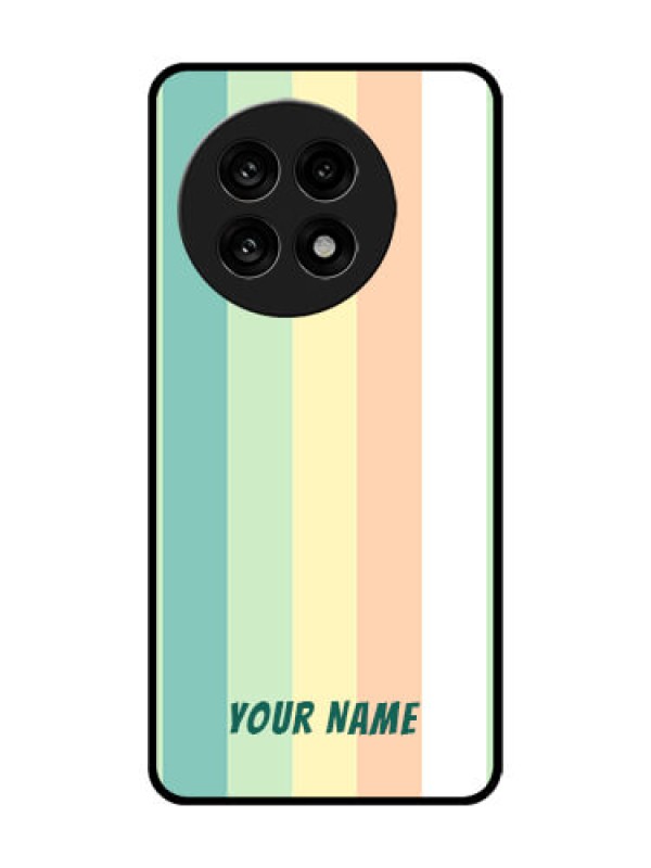Custom OnePlus 13R 5G Custom Glass Phone Case - Multi - Colour Stripes Design