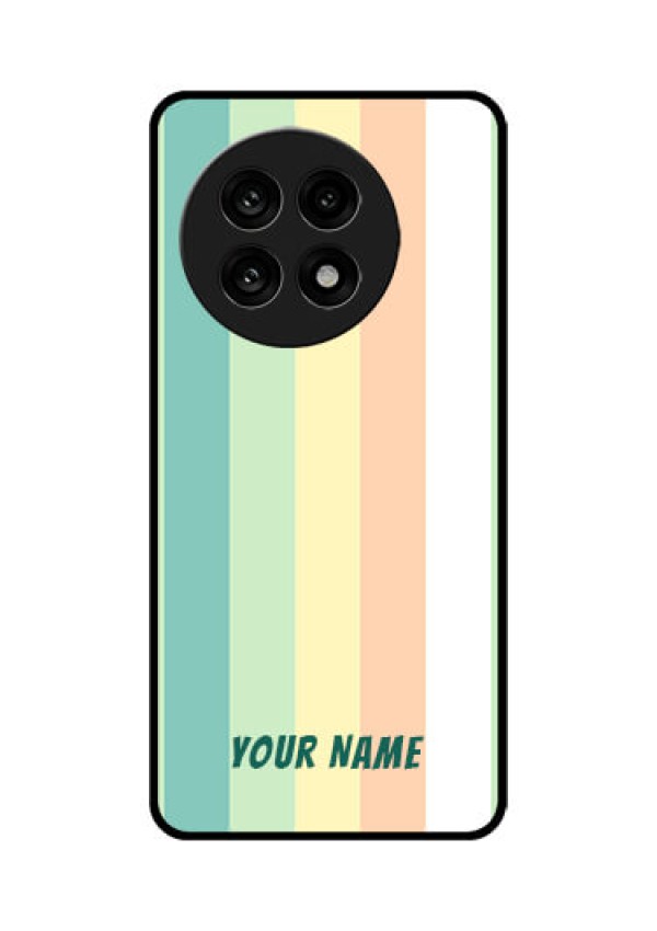 OnePlus 13R 5G Custom Glass Phone Case - Multi - Colour Stripes Design