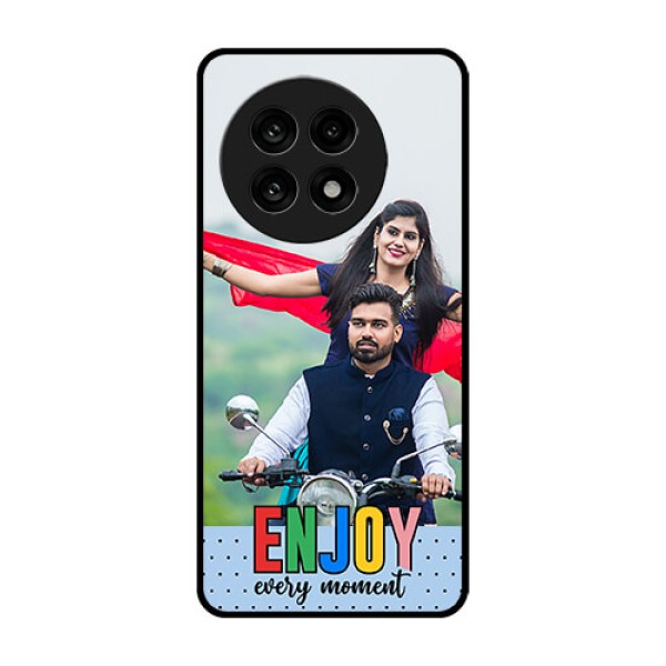 OnePlus 13R 5G Custom Glass Phone Case - Enjoy Every Moment Design OnePlus 13R 5G Custom Glass Phone Case - Enjoy Every Moment Design