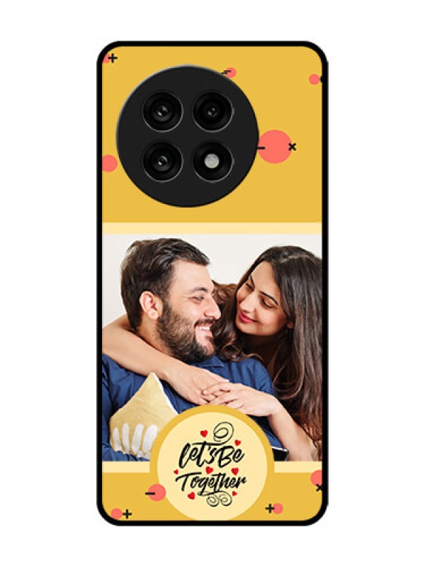 Custom OnePlus 13R 5G Custom Glass Phone Case - Lets Be Together Design