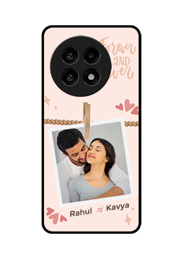 OnePlus 13R 5G Custom Glass Phone Case - Forever And Ever Love Design