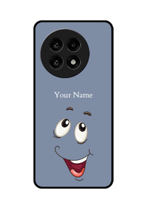 OnePlus 13R 5G Custom Glass Phone Case - Laughing Cartoon Face Design