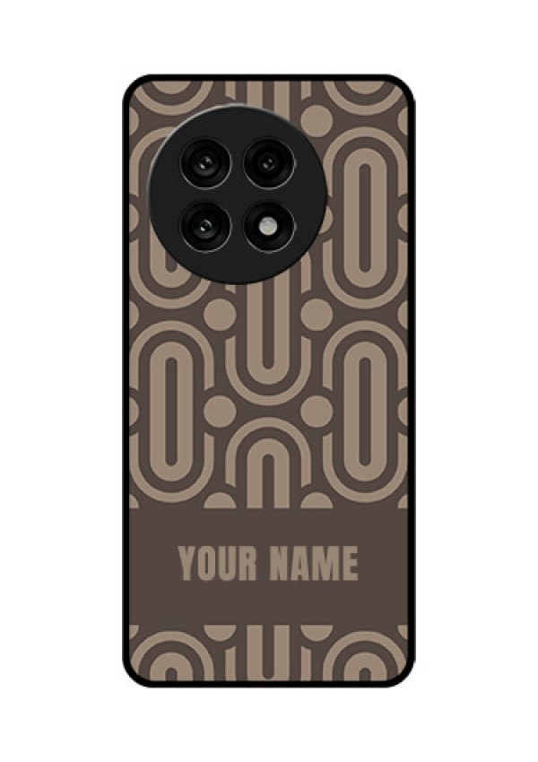 OnePlus 13R 5G Custom Glass Phone Case - Captivating Zero Pattern Design