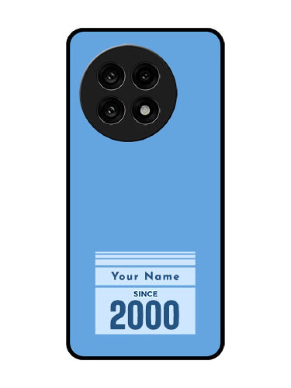 Custom OnePlus 13R 5G Custom Glass Phone Case - Custom Year Of Birth Design