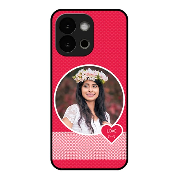 OnePlus 13s 5G Custom Glass Phone Case - Pink Color Pattern Design