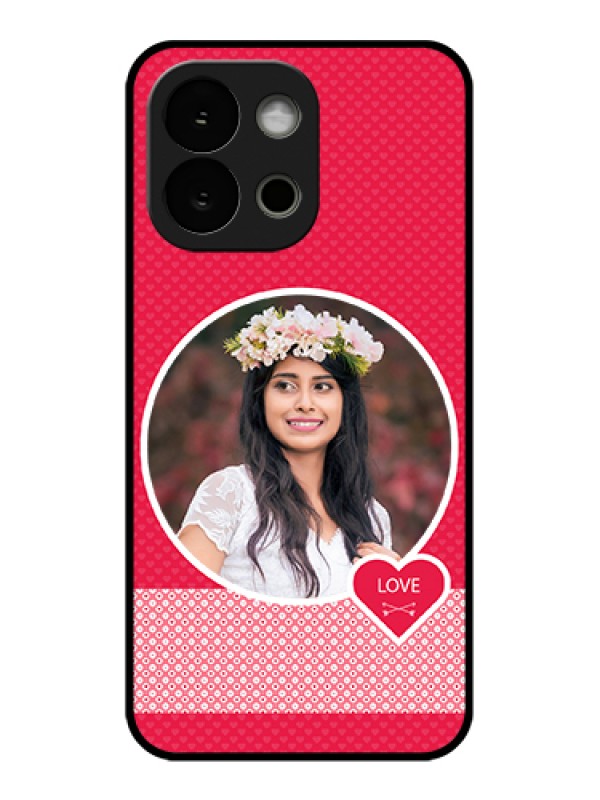 Custom OnePlus 13s 5G Custom Glass Phone Case - Pink Color Pattern Design