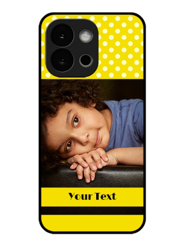 Custom OnePlus 13s 5G Custom Glass Phone Case - Bright Yellow Case Design
