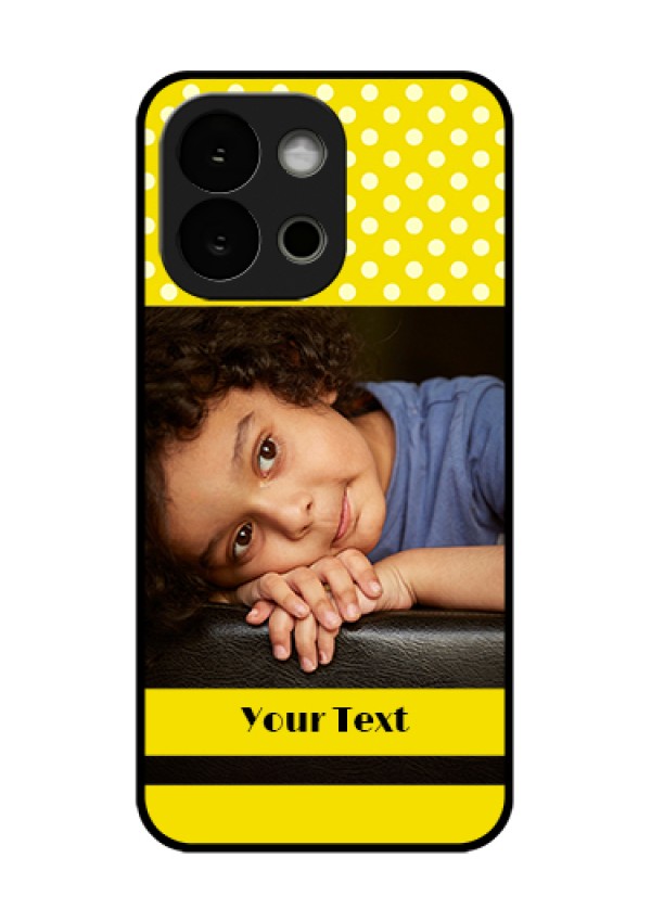 OnePlus 13s 5G Custom Glass Phone Case - Bright Yellow Case Design
