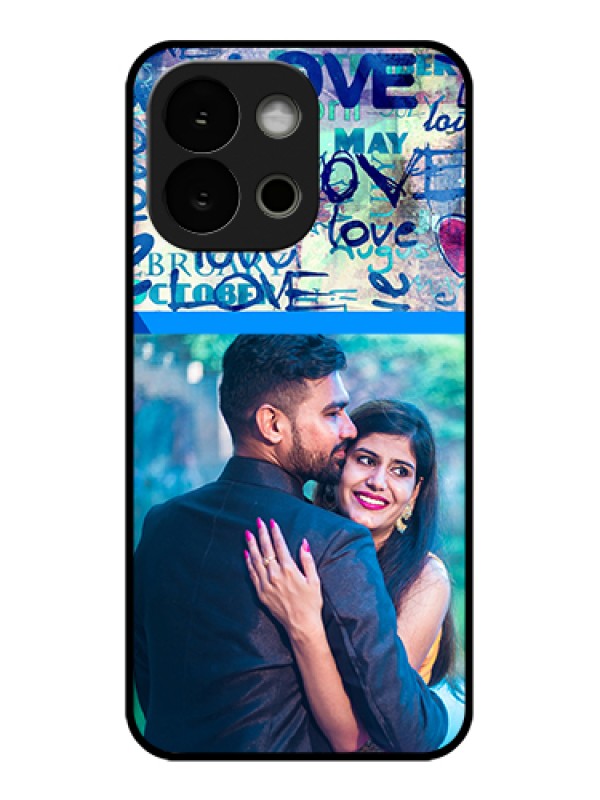 Custom OnePlus 13s 5G Custom Glass Phone Case - Colorful Love Design