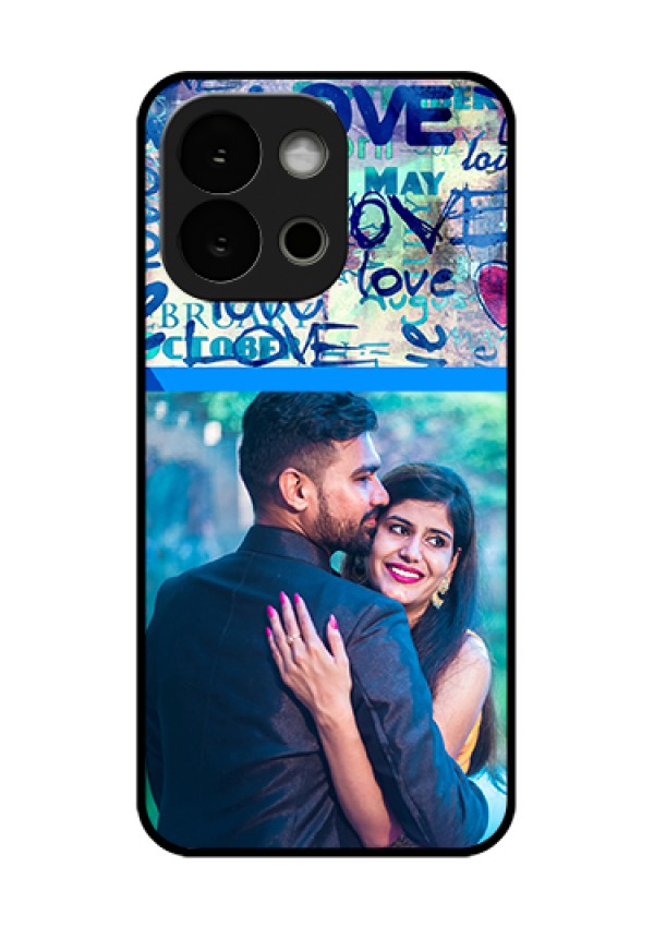 OnePlus 13s 5G Custom Glass Phone Case - Colorful Love Design