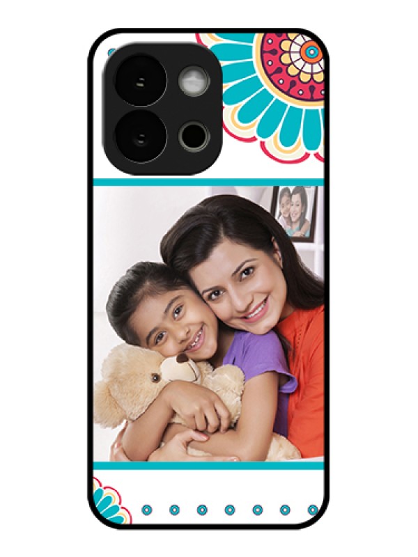 Custom OnePlus 13s 5G Custom Glass Phone Case - Flower Design