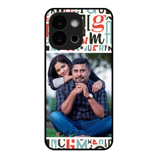OnePlus 13s 5G Custom Glass Phone Case - Alphabet Design