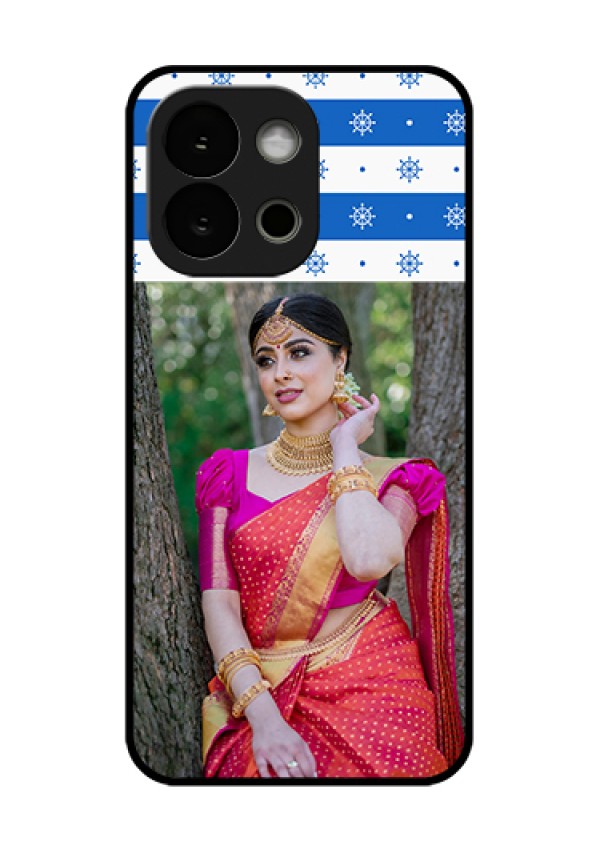 OnePlus 13s 5G Custom Glass Phone Case - Snow Pattern Design