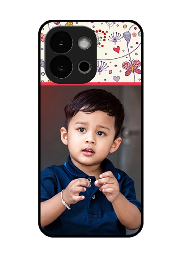OnePlus 13s 5G Custom Glass Phone Case - Premium Floral Design